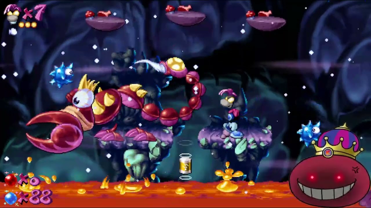 Rayman Redesigner : Magma Den Created by:kronkie10
