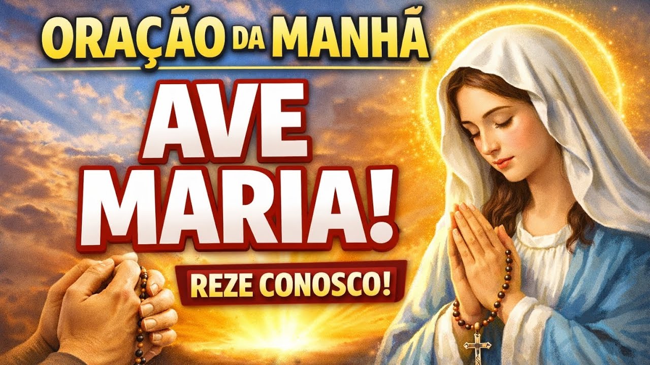 ✝️🙌 Oração da Manhã Ave Maria para um Dia Abençoado por Deus