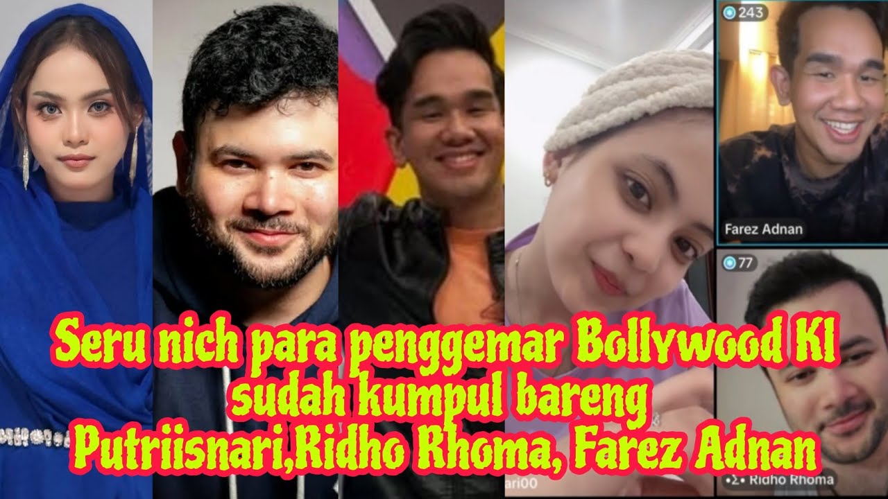 Seru nih Putriisnari, Ridho Rhoma, Farez Adnan bahas lagu India dan mereka akan kumpul nonton konser