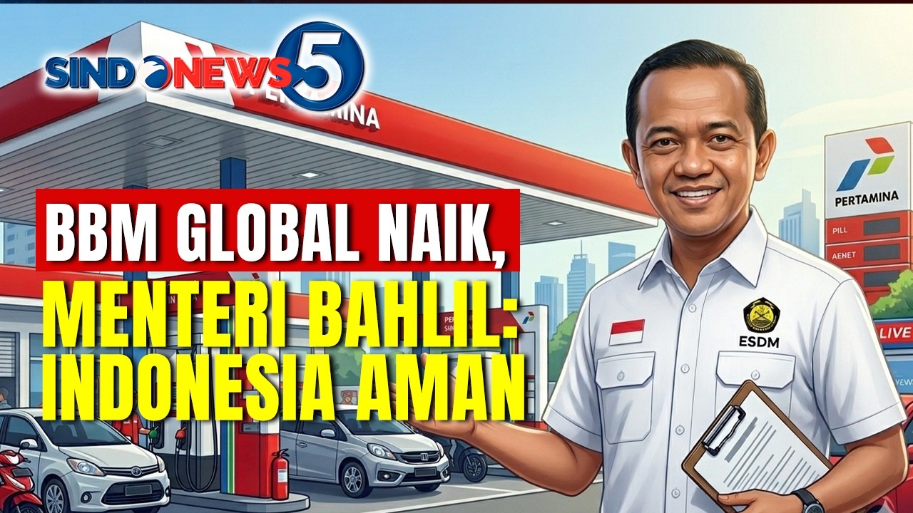 Tinjau Sejumlah SPBU, Menteri ESDM Bahlil Pastikan Stok BBM Nasional Aman | SINDONEWS 5 | 27/03