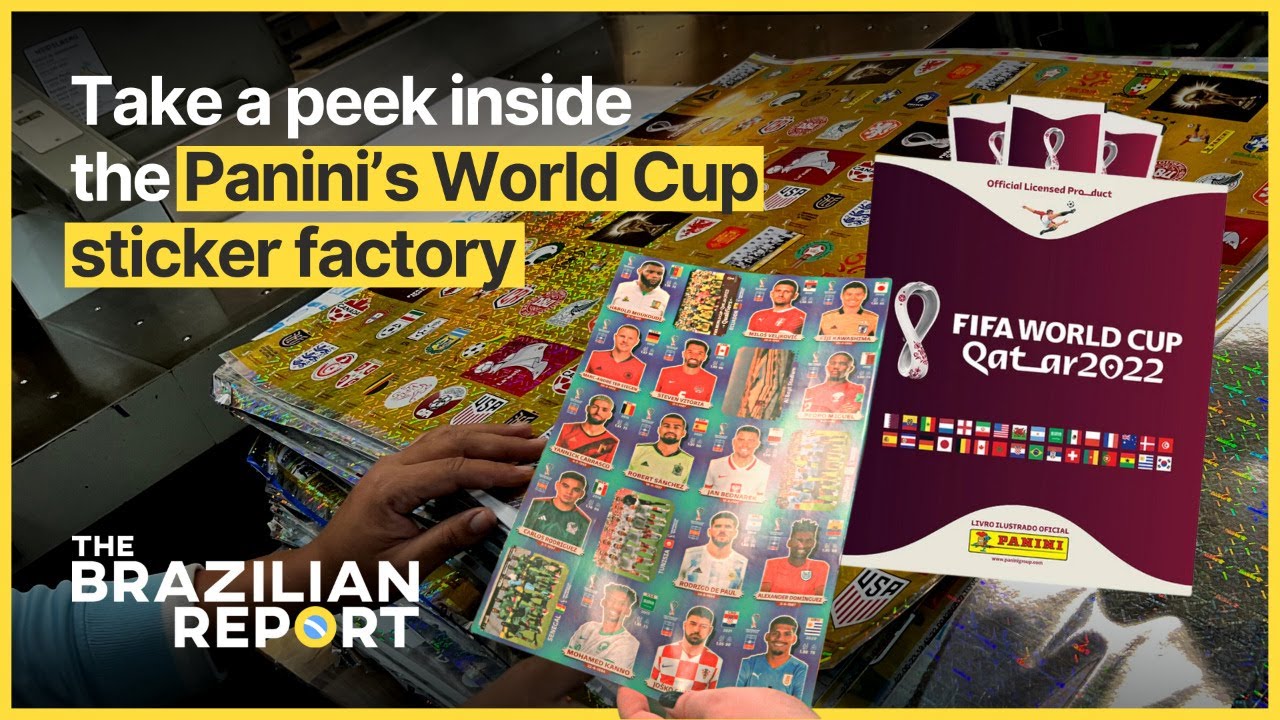 Take a peek inside the Panini’s World Cup sticker factory