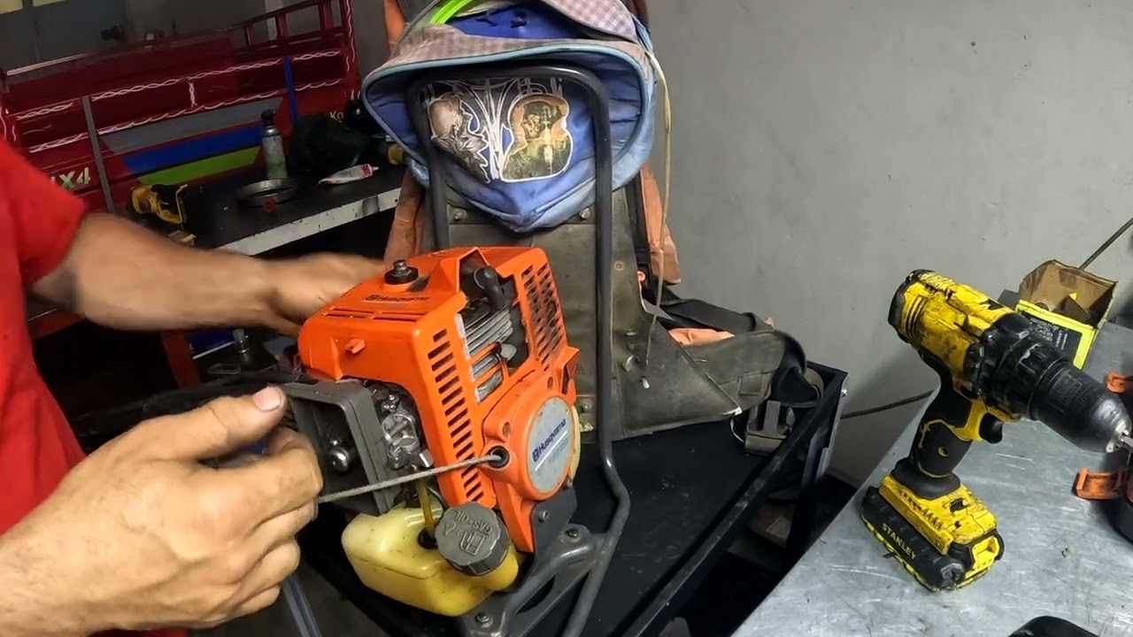 Коса с двигателем Husqvarna 152 Rb не работает / Как отремонтировать неисправность зажигания