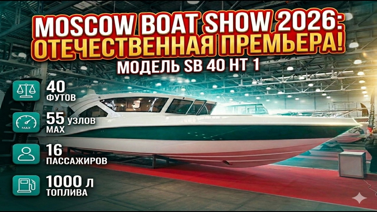 Лучшая яхта для бизнеса? ПИК ЛАЗАРИЯ на Московском Боут Шоу 2026