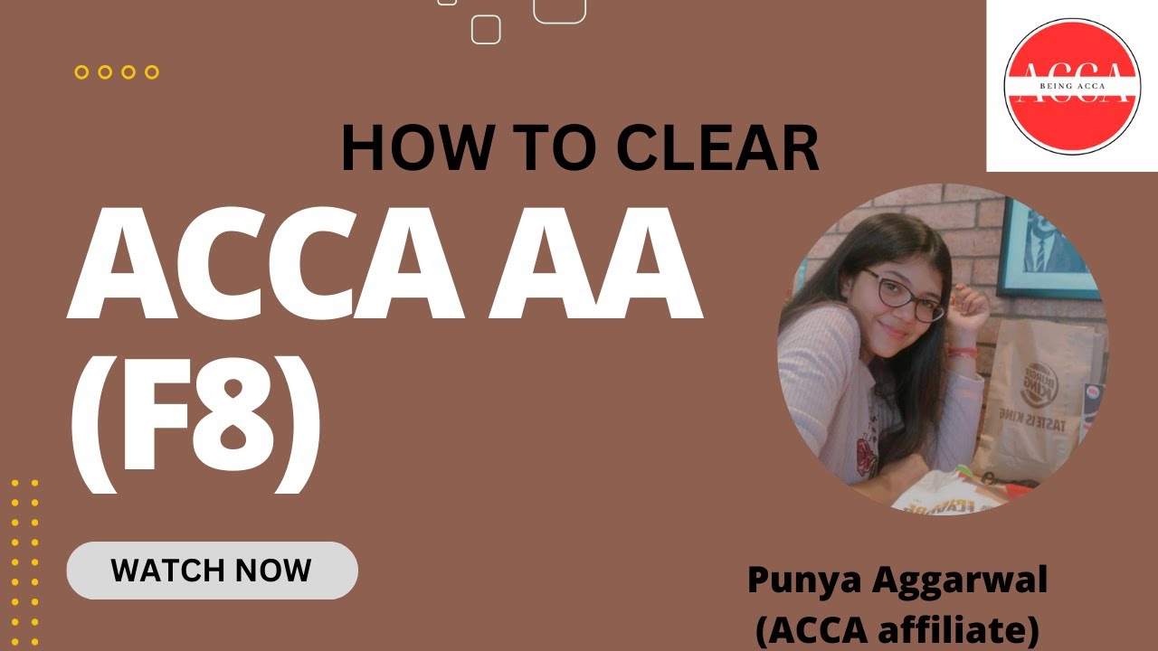 How to PASS ACCA AA (F8) Exam? | Is it difficult? Strategies to pass | ACCA | 