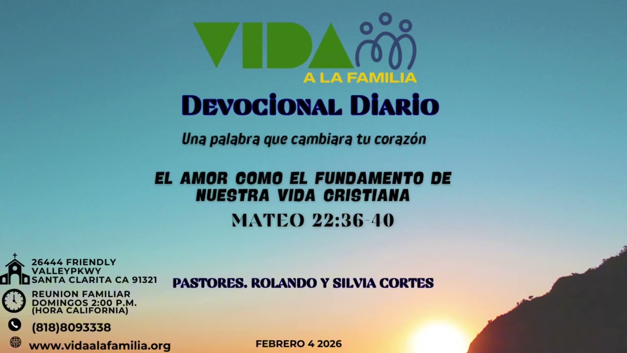 Devocional el amor como el fundamento de nuestra vida cristiana
