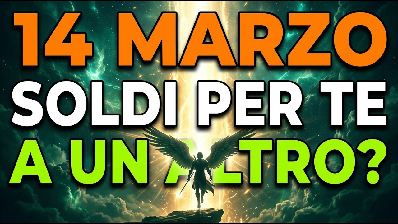 GESÙ SUSSURRA: OGGI 14 MARZO C'È UN PAGAMENTO. SE SCORRI ORA, I SOLDI ANDRANNO A UN ALTRO.