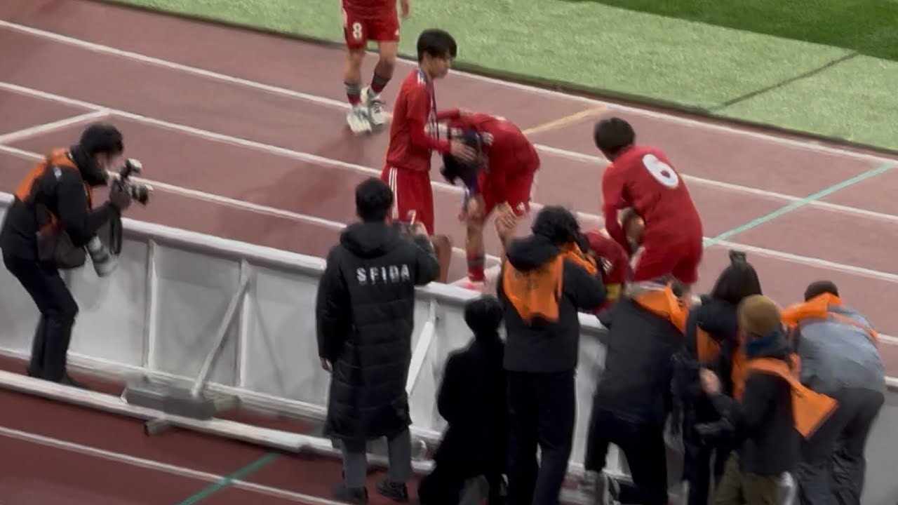 第104回高校サッカー選手権 準決勝 流通経済大柏高校最後の挨拶