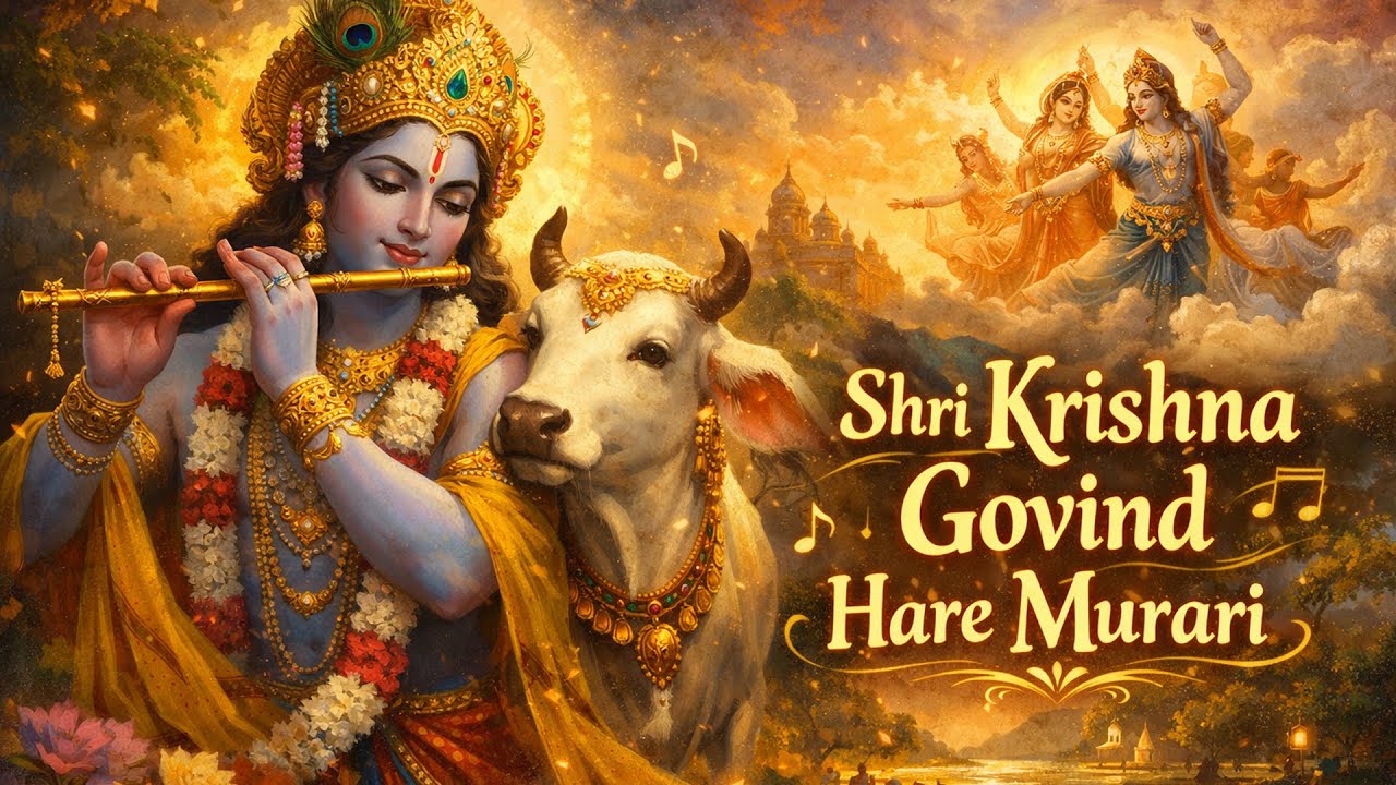 LIVE : SHRI KRISHNA GOVIND HARE MURARI | श्री कृष्ण गोविन्द हरे मुरारी |  KRISHNA BHAJAN