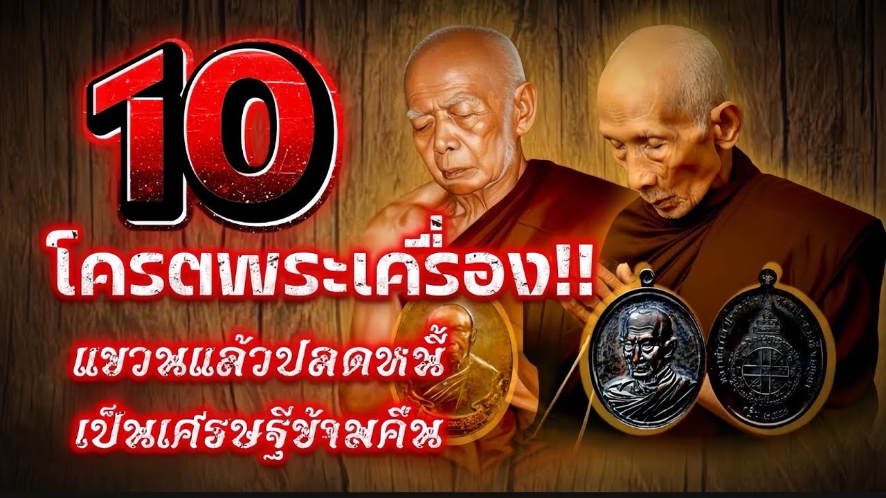 10 โคตรพระเครื่อง! แขวนแล้วปลดหนี้ เป็นเศรษฐีข้ามคืน #เรื่องเล่าตำนานขลัง