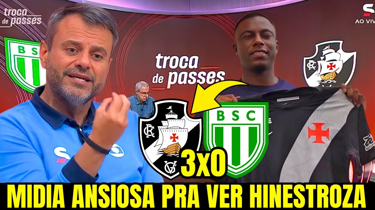 VASCO VENCE BOA VISTA COM GOLAÇO DE ANDRES GOMES E MIDIA ELOGIA O NOVO REFORÇO DO VASCO HINESTROZA!