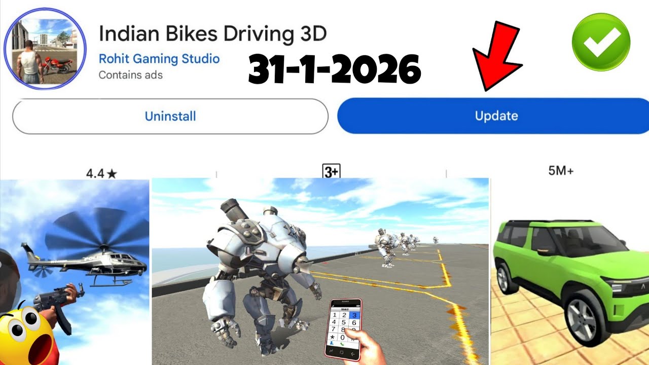 NEW UPDATE 2026😱 ALL CHEAT CODES? IN INDIAN BIKE DRIVING 3D NEW UPDATE 2026