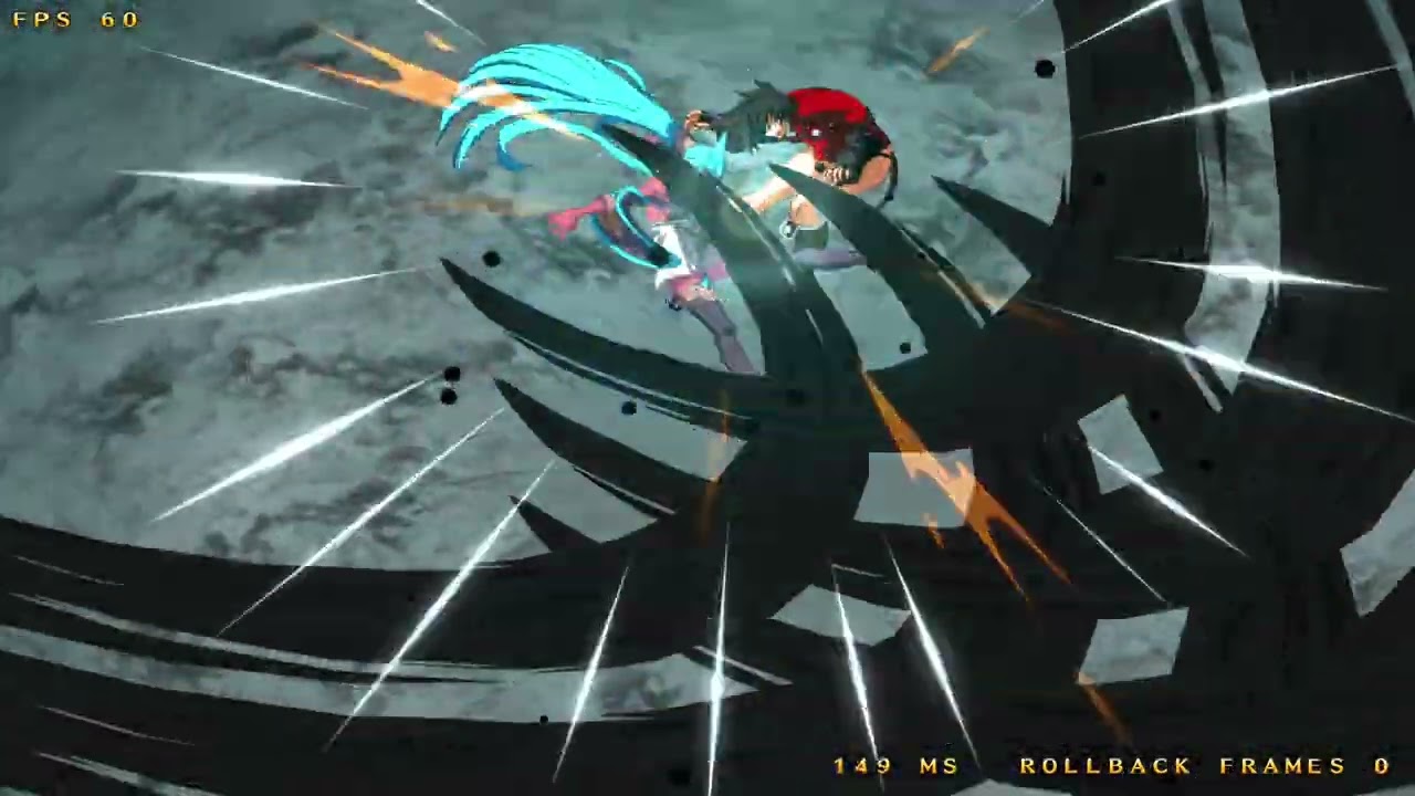 BBCF FT5 - Deltarunner (Izanami) vs Guara (Bullet)