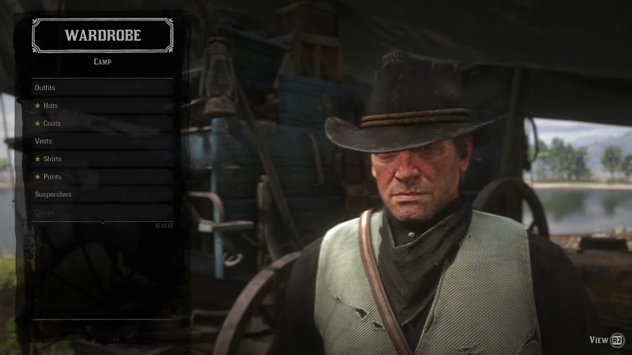 Rdr2 how to make Arthurs young gunslinger outfit from The picture on his bed