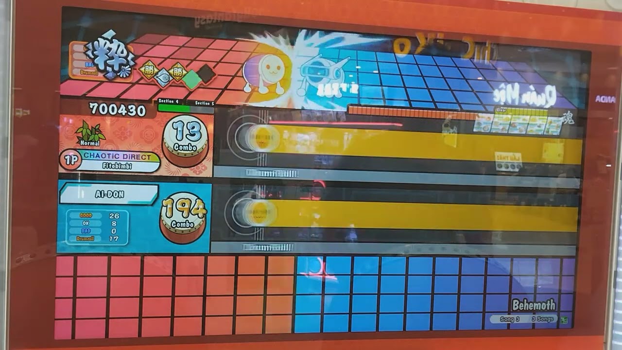 Taiko no Tatsujin(太鼓の達人)-Behemoth Normal(AI Battle)