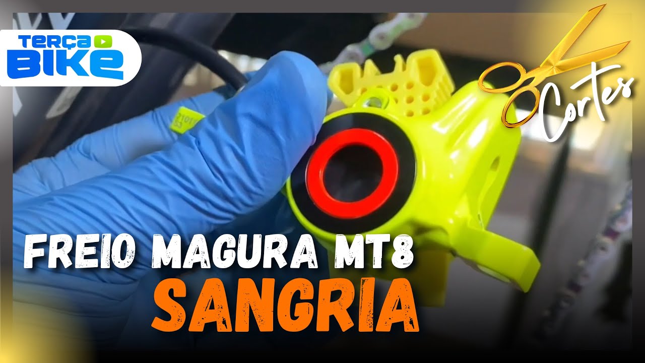 Sangria do Freio MAGURA MT8 carbotecture.