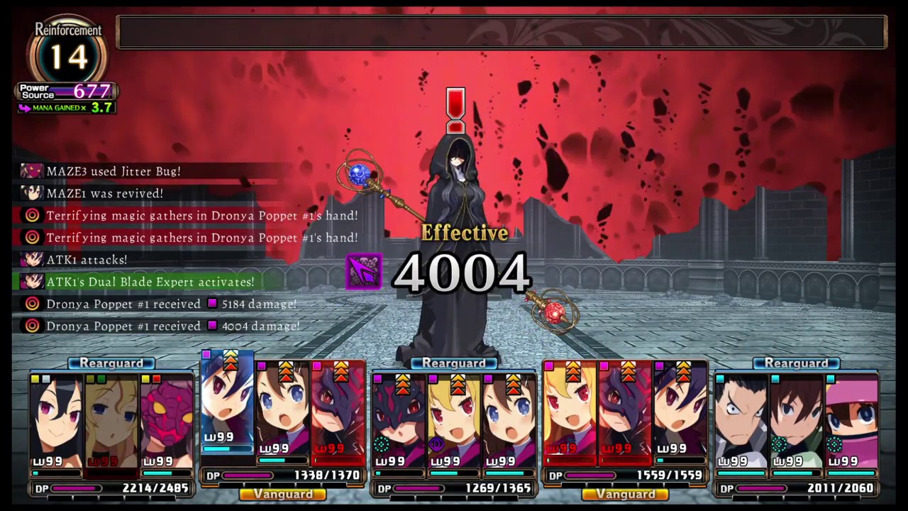 Labyrinth of Refrain: Coven of Dusk - Dronya Poppet #1 boss battle (Ordinary World Difficulty)