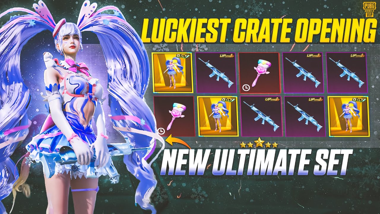 LUCKIEST CRATE OPENING | NEW SNOWSTAR SWEETHEART SET | NEW ULTIMATE SET CRATE OPENING |GLACIER SCARL