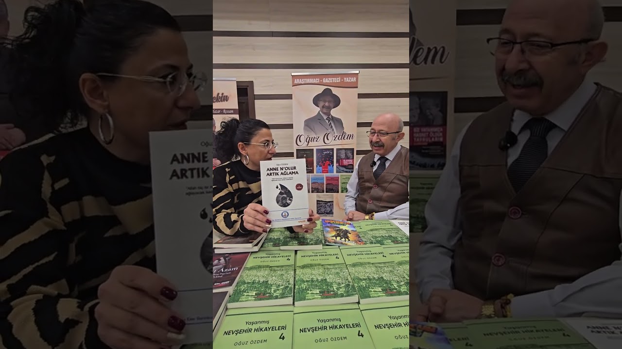 Ürgüp Kitap Fuarı’nda araştırmacı, gazeteci ve yazar Oğuz Özdemir’le keyifli bir söyleşi #nevsehir 