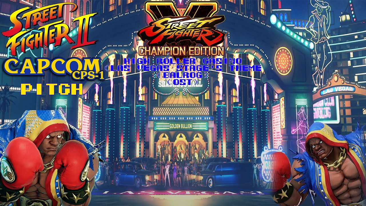 Street Fighter V OST - High Roller Casino (Las Vegas Stage Theme) (Balrog) (SF2 / CPS1 Pitch)