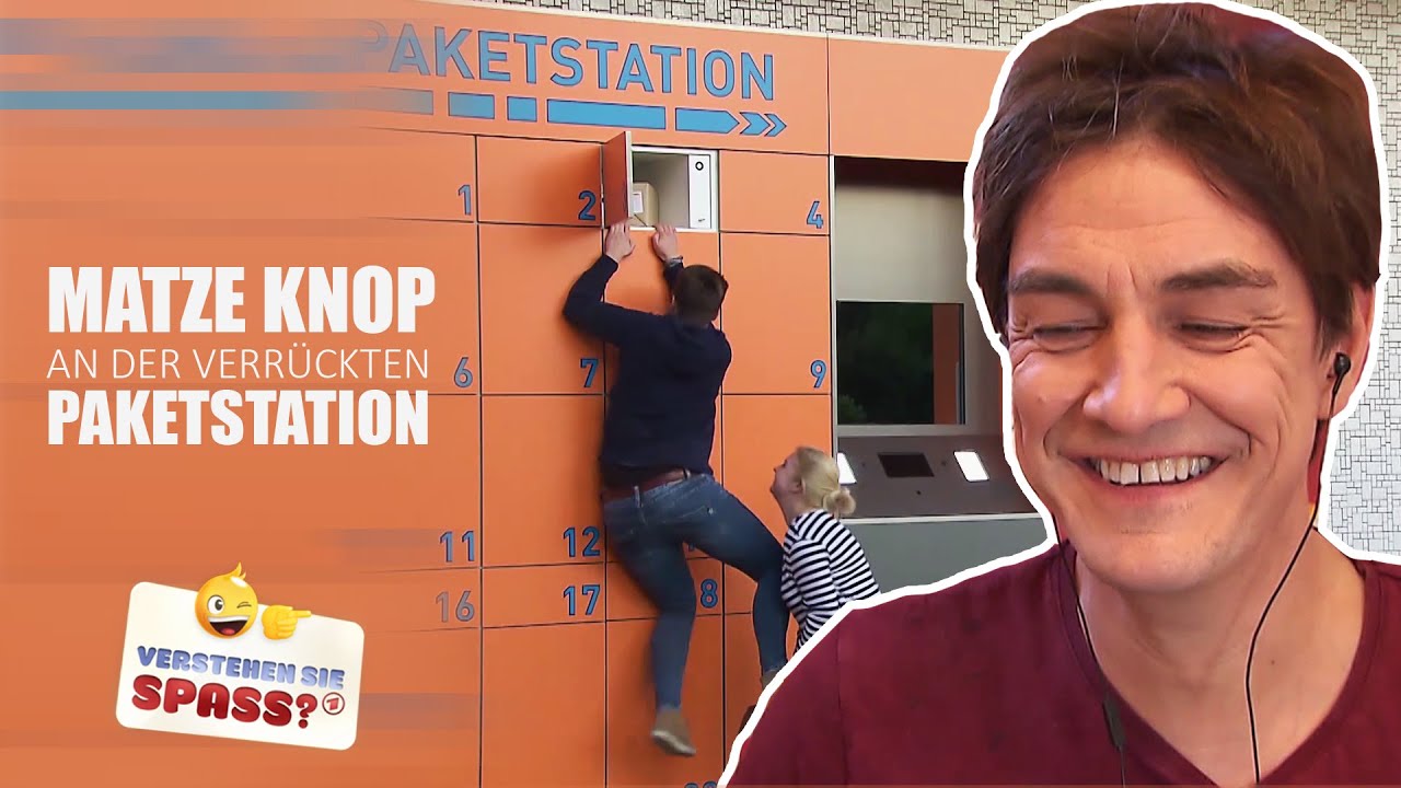 Matze Knop in der Paketstation | Verstehen Sie Spa&szlig;?