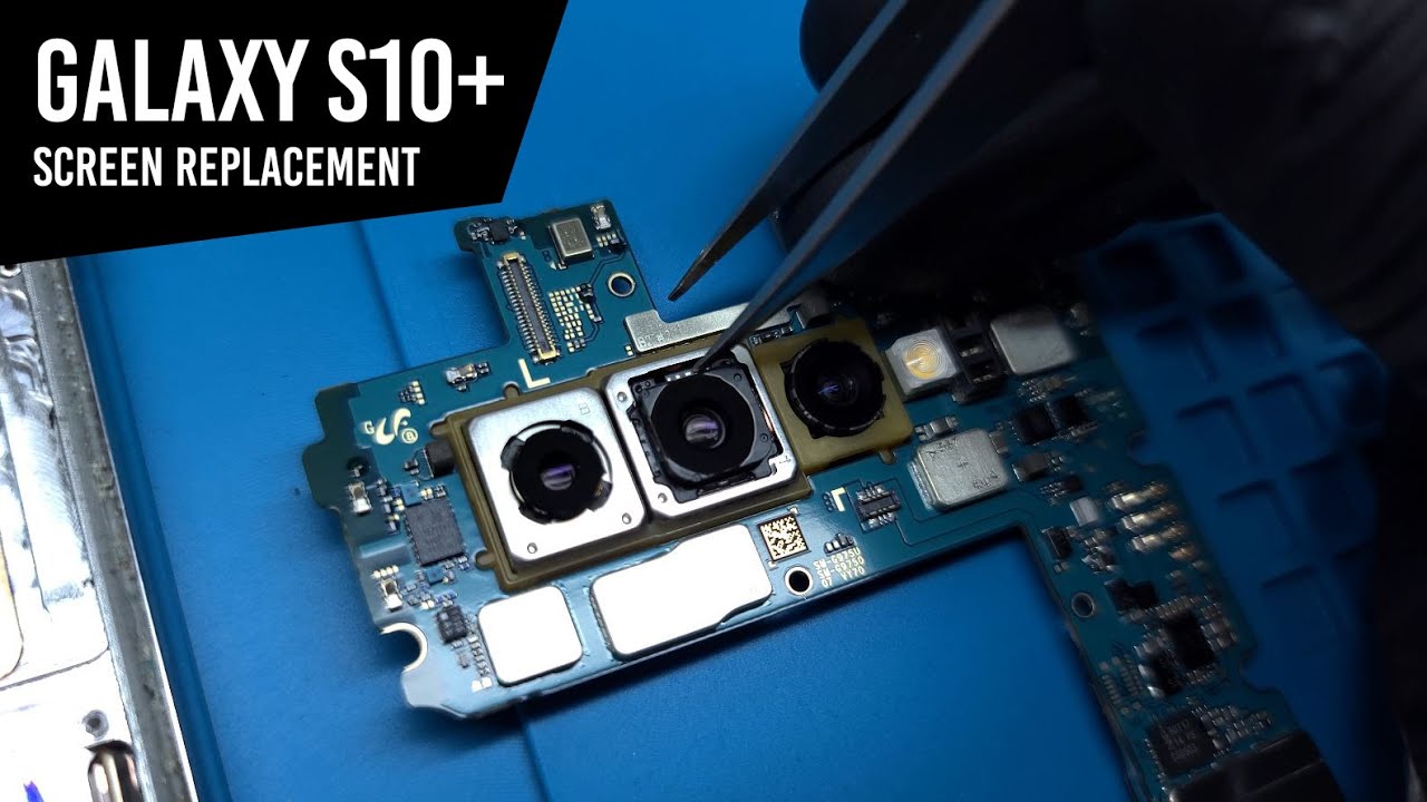 Galaxy S10+ Screen Replacement | Repair Guide | Full display and frame replacement