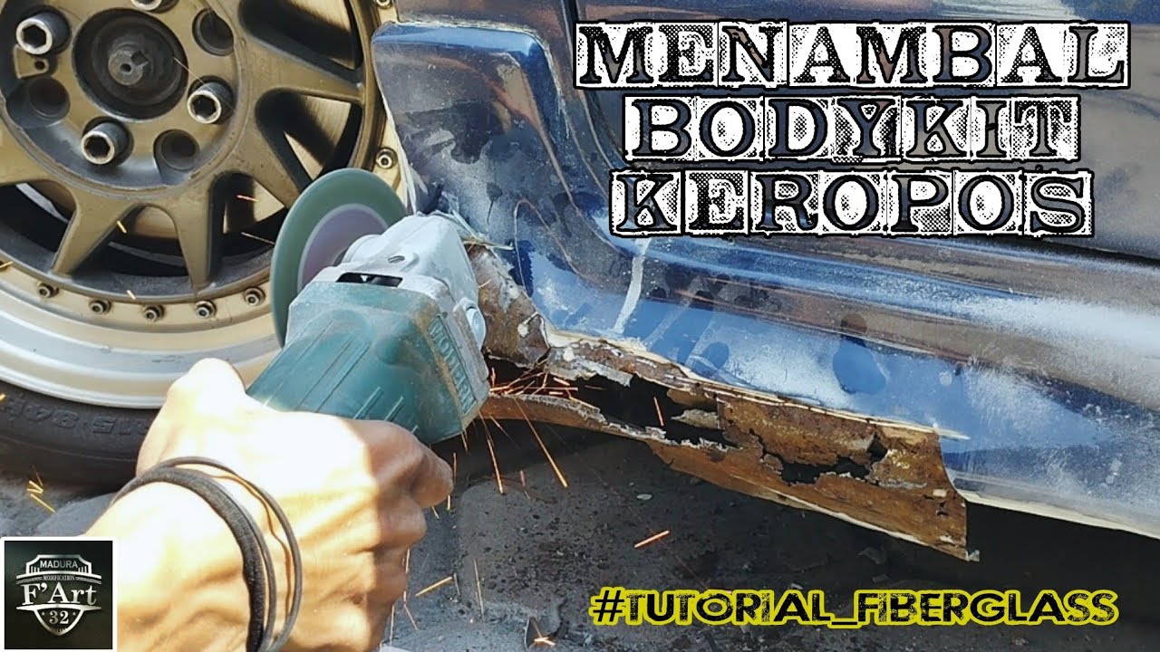 MEMPERBAIKI BODY MOBIL KEROPOS || MENAMBAL BODY PLAT MOBIL KEROPOS