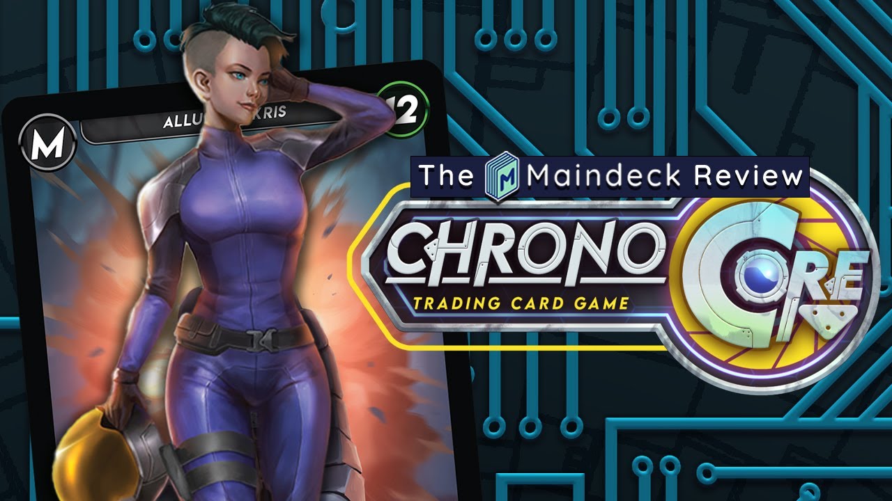 This TCG is MECHA BATTLE MAYHEM! Chrono Core TCG - The Maindeck Review