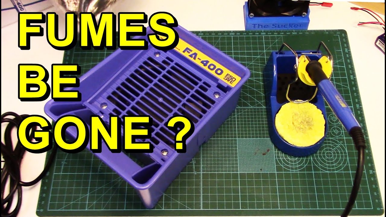 Solder Fume Extractor - FA-400 Review With DIY Extractor Comparison