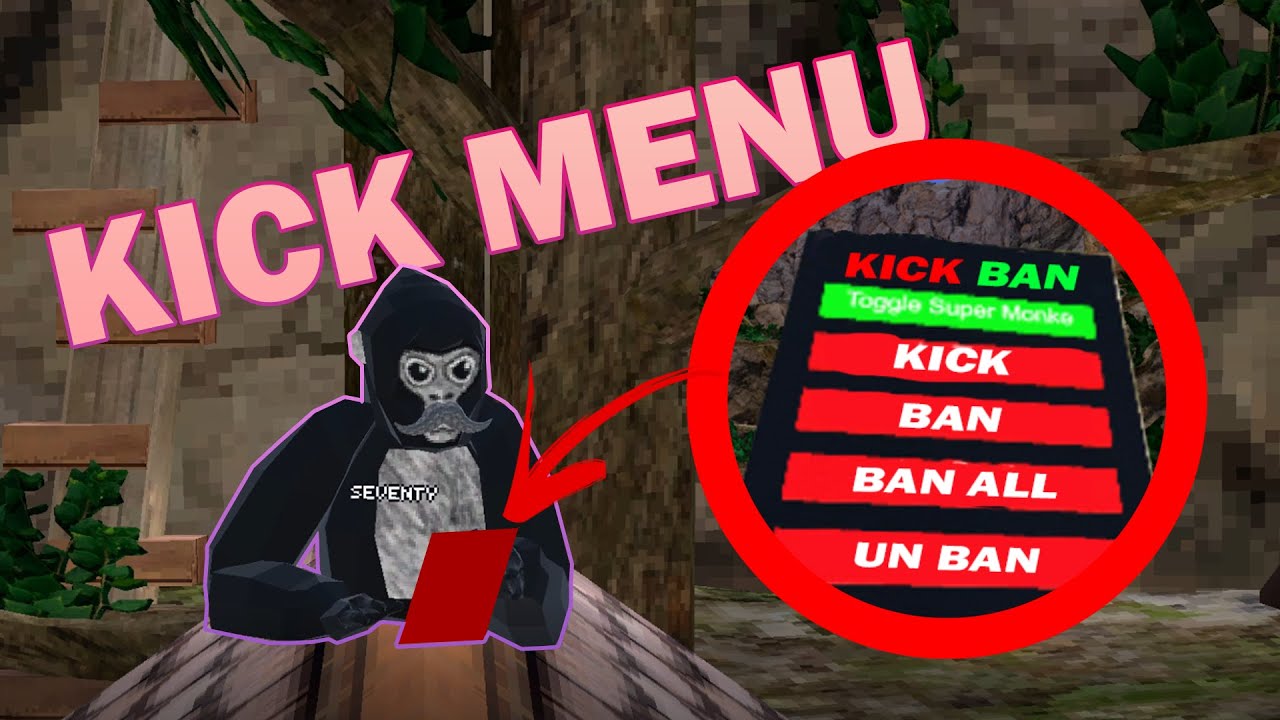 KICK / BAN MOD MENU | GORILLA TAG | Seventy's Troll Mod