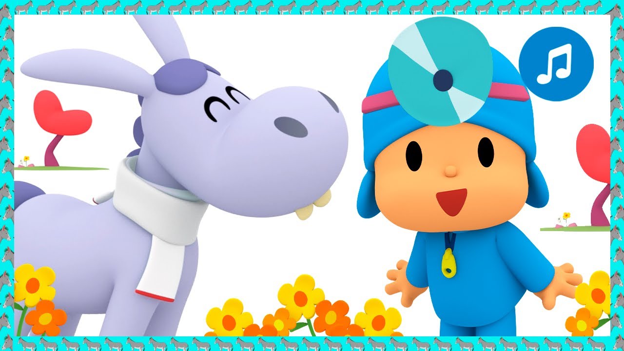 🐴 Para o meu burro - MÚSICA INFANTIL - Desenhos animados para Crianças - Pocoyo