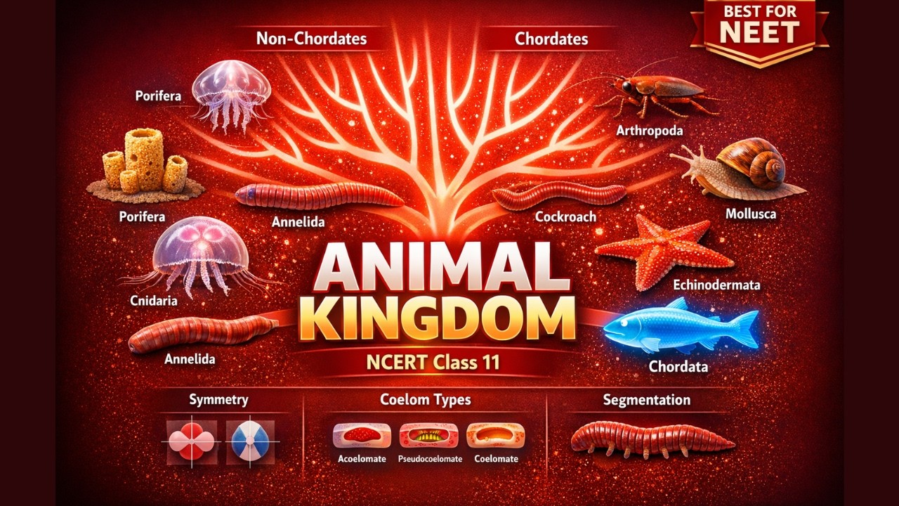 CBSE Class 11 Biology || Animal Kingdom || Full Chapter || By Shiksha House