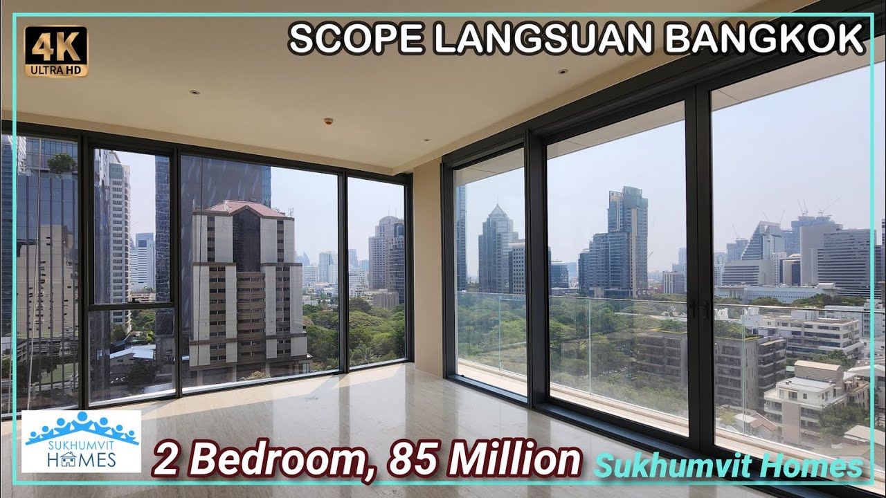 Ultra Luxury Corner Apartment For Sale Scope Langsuan Bangkok 84,000,000 THB