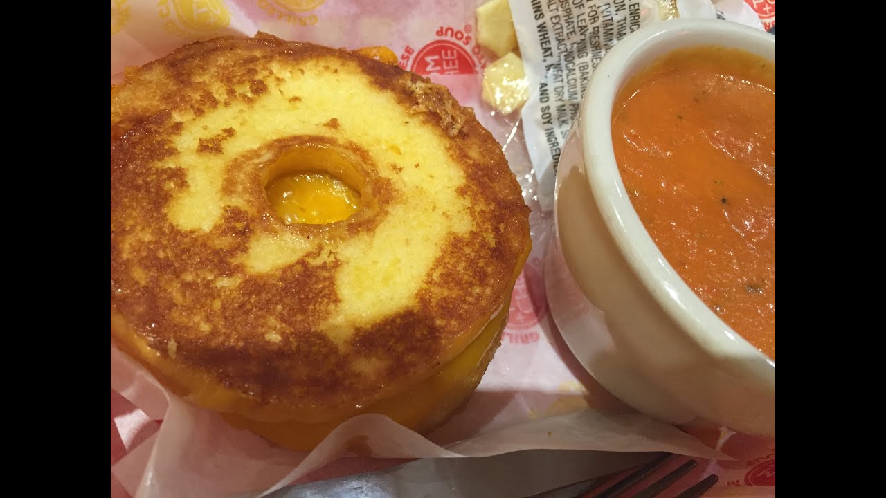 Grilled Cheese Donut Review from Tom+Chee!