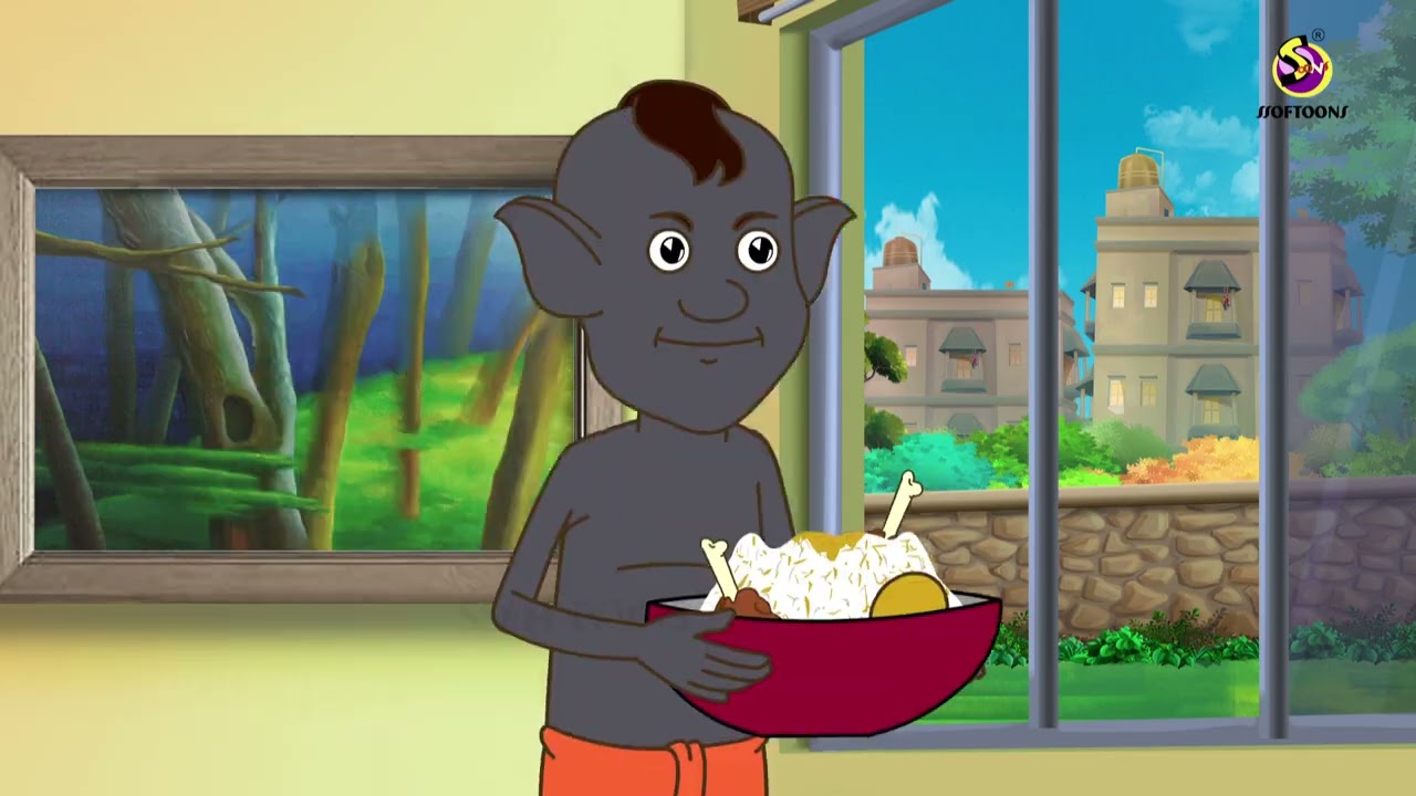 घर दामाद लल्लू | Lullu Bhoot ki Kahani | Bhutiya Golpo | SSOFTOONS LULLU BHOOT - NEW STORY