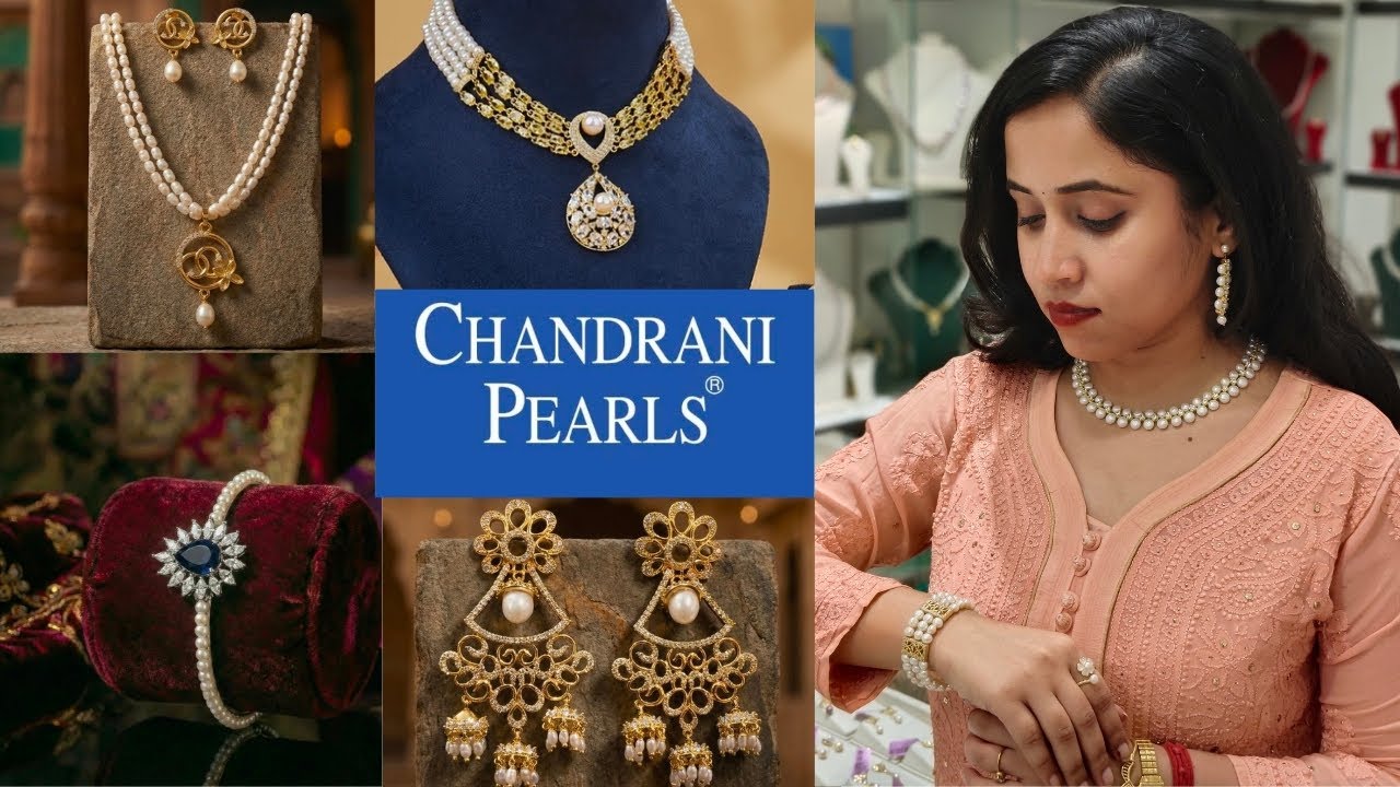 মাত্র ৫০০ টাকা থেকে Pearl Jewellery | Chandrani Pearls Wedding Collection | অসাধারণ Pearl Jewellery 