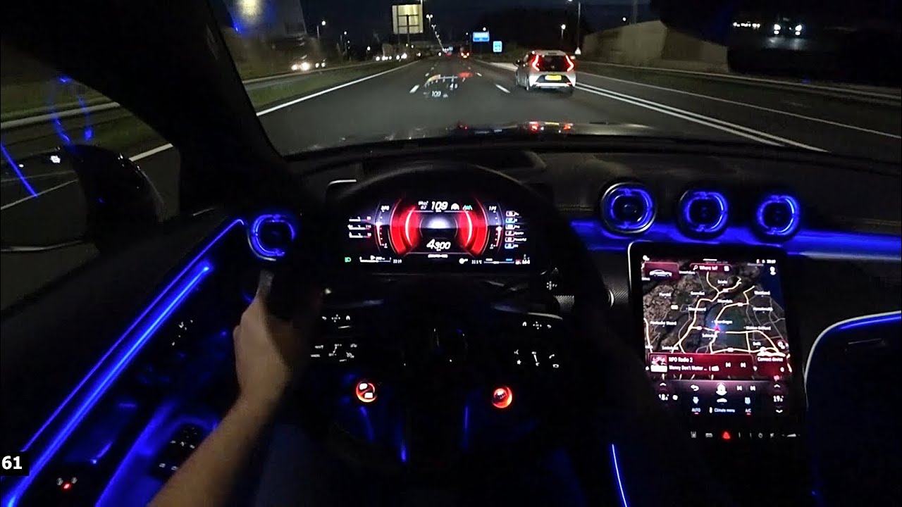 The New Mercedes AMG CLE 53 2025 Test Drive at NIGHT