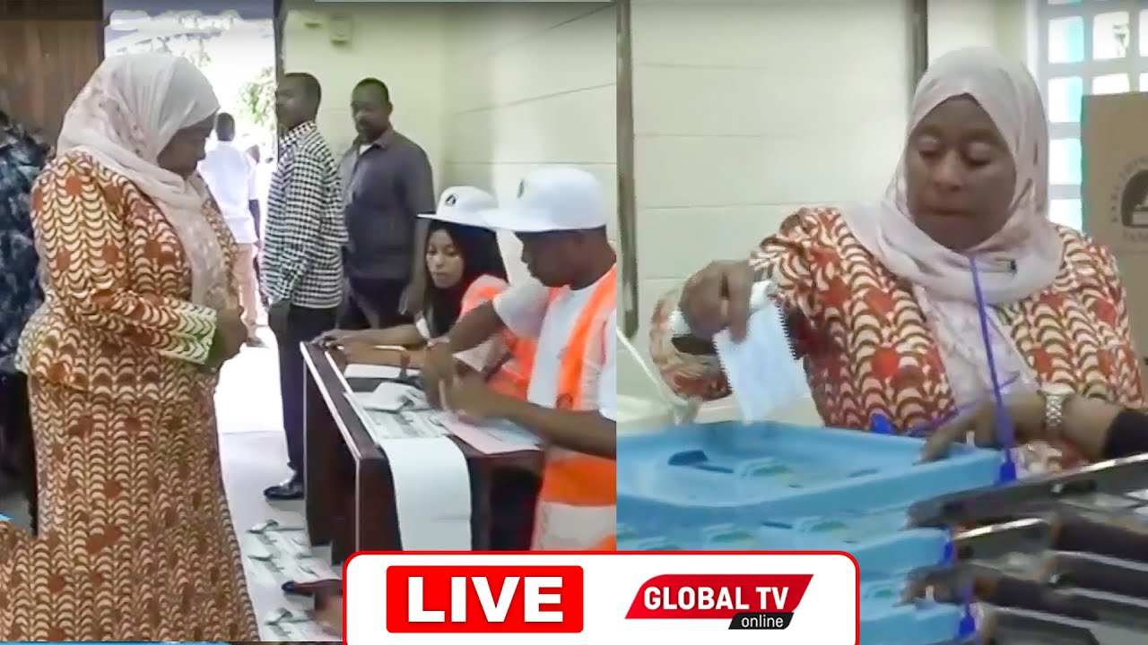 🔴#LIVE: TAZAMA MAMA SAMIA SULUHU ALIVYOPIGA KURA VISIWANI ZANZIBAR....