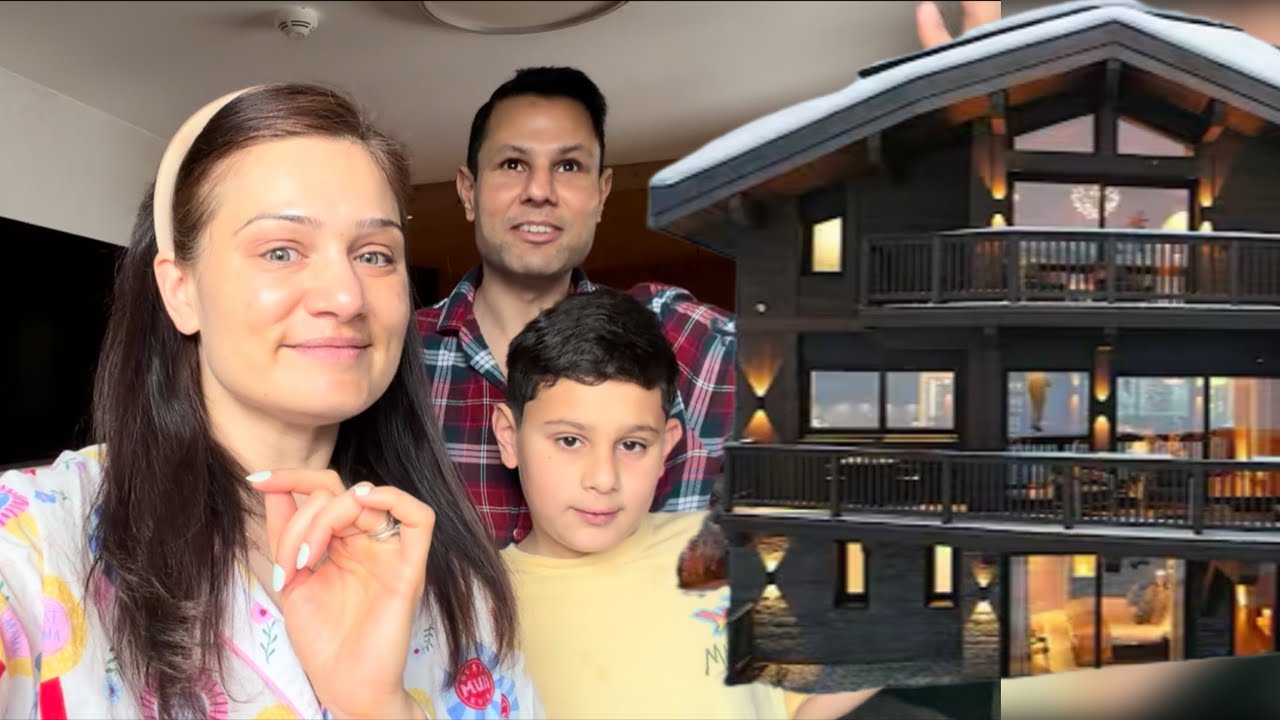 INSIDE  MOST LUXURIOUS SKI-HOTEL APARTMENT TOUR IN AUSTRIA 🇦🇹| FIRST SKI HOLIDAYS | SURI FAMILY VLOG