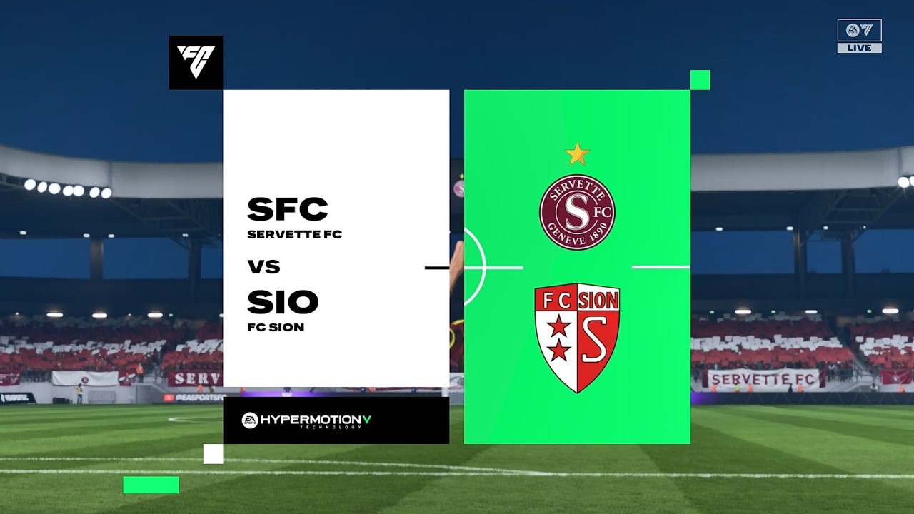 EA Sports FC 26 | Servette vs Sion - Switzerland Super League | Gameplay PS5