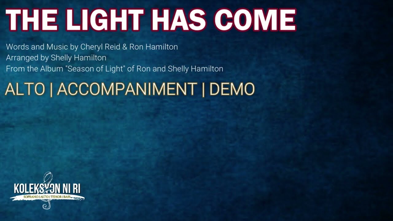 The Light Has Come | Alto | Vocal Guide by Sis. Janine Cruz