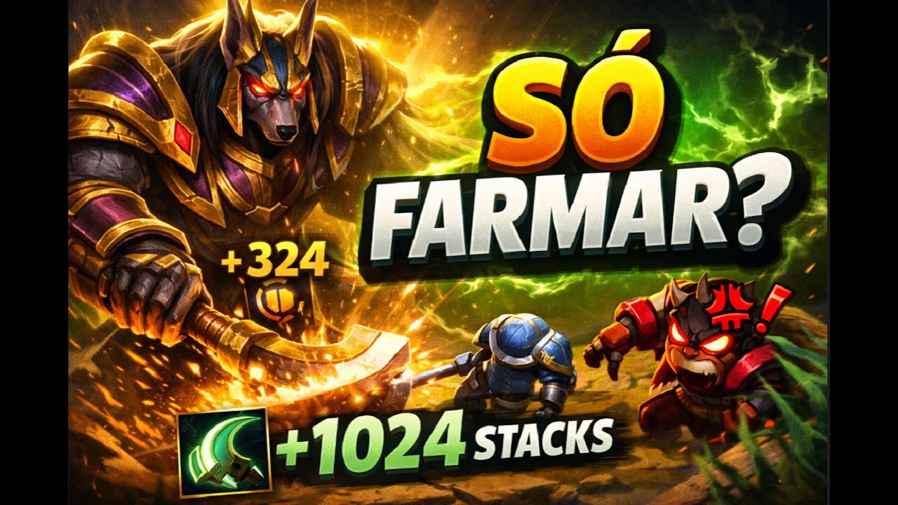 PEGUEI A DICA DO JB SNIPER E VIREI UM MONSTRO DE NASUS FULL SCALING