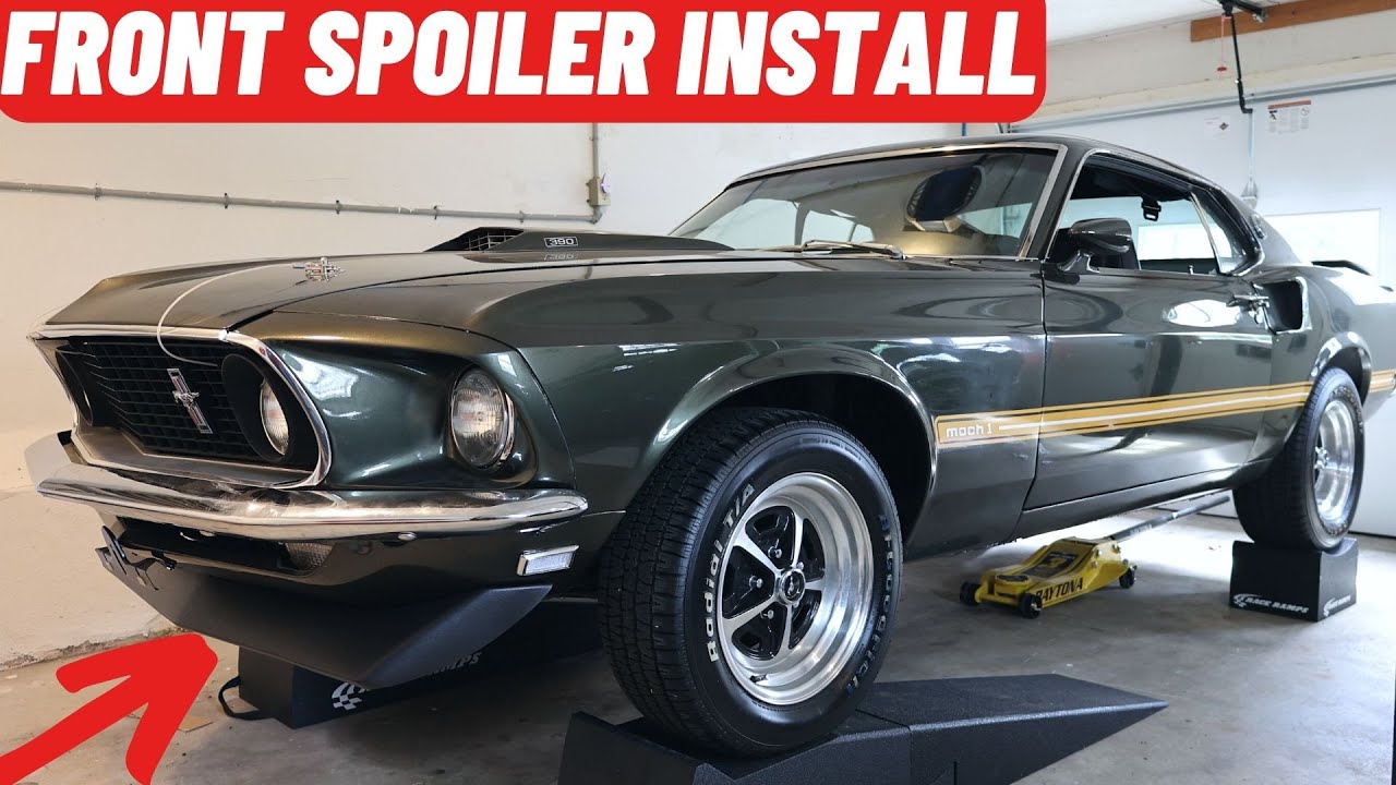 1969 Mustang Mach 1 Front Spoiler Install