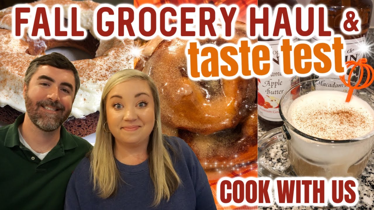 FALL GROCERY HAUL AND TASTE TEST | FALL BAKING AND COOKING | EASY RECIPES | JESSICA O'DONOHUE