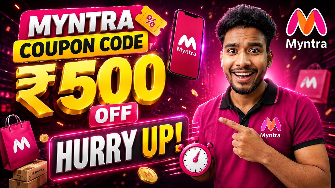 🔥 Myntra Coupon Code Today 2026 💸 | Best Myntra Promo Codes, Discounts & Shopping Deals 🛍️ Save!