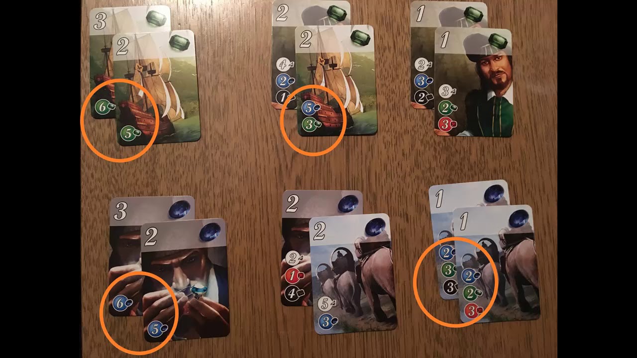 Splendor: Green/Blue Vertical Strategy Video