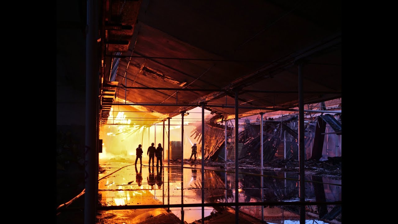 Feu d'usine désaffectée à Sélestat