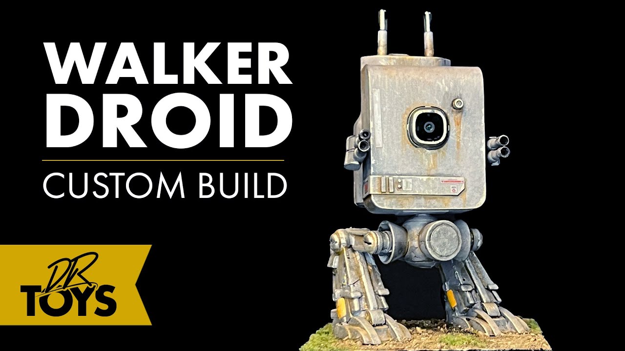 How To Make a Custom Droid From Recycled Bits