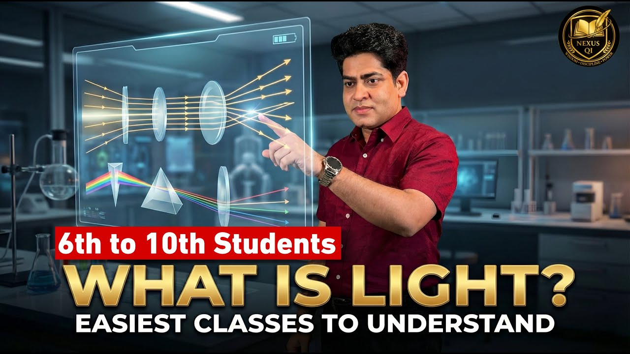 What is Light? 💡 The Easiest Explanation Ever! (Class 6-10)