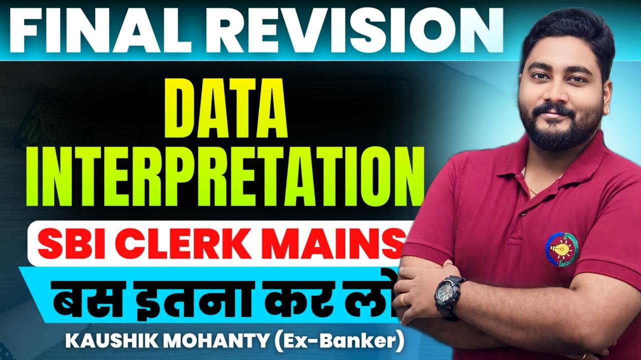 📖 Last 5 Days Revision || Mains Data Interpretation Tricks & Shortcuts || SBI Clerk Mains 2025 Quant