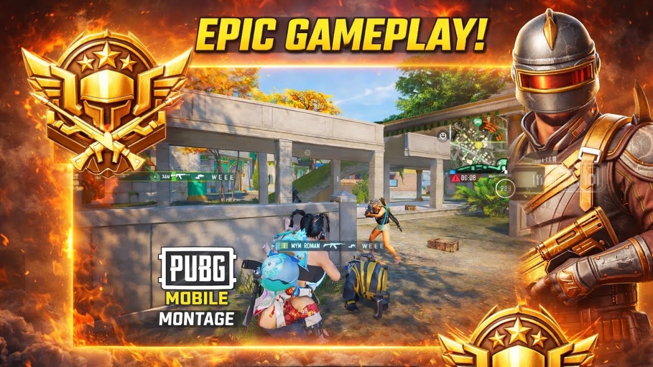 BGMI montage 🔥|| epic gameplay 🎯